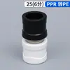 Adaptador de pvc para ppr adaptador de ppr para pe 20 conexões de encanamento cotovelos para tubo de água pb atacadista