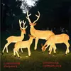 Luzes de Paisagem Luminosas de Animais Moldados, Girafa, Alce, Cervo em Formato de Luminárias, Luzes Decorativas Led