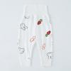 Pantalones de bebé, pantalones de pañal, pantalones de cintura alta para bebé, pantalones para el vientre, pantalones para recién nacidos, pantalones abiertos de trasero para primavera y otoño, pantalones a presión