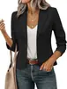 2026 Amazon Comercio Electrónico Transfronterizo Más Vendido Moda Femenina Casual Chaqueta de Traje de Manga Larga Cárdigan Traje Pequeño