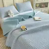Um lado é algodão puro, o outro é fleece, uma colcha de cama de peça única que pode ser usada dos dois lados, lençol de cama acolchoado, adequado para colchões de tatame e futons, universal para todas as estações