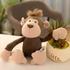 Muñeco de Animal del Bosque Jirafa Elefante León Mono Perro Tigre Actividad Regalo Cumpleaños de Niños Juguete de Peluche