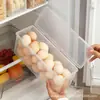 Caja de Almacenamiento para Huevos para Puerta Lateral de Refrigerador Artefacto de Almacenamiento para Huevos Volteador de Huevos Rejilla para Huevos Bandeja para Huevos