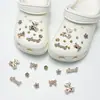 Amuletos para Zapatos Croc, Accesorios para Mujer, Clips para Zapatos DIY, Decoraciones 3D con Pedrería, Clips Desmontables, Estilo de Moda de Influencers