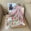 Bufanda de Rayas Blancas y Negras Clásica Nueva de Ins para Primavera y Otoño Bufanda de Seda Ligera Simple Bufanda Pequeña Venta al por Mayor