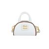 Bolso Nuevo para Niña de moda Color Sólido PU Letra Bolso de Mano Shell Bolso Cruzado Mini de Hombro Más Vendido