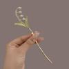 Grampo de Cabelo Orquídea de Alto Grau Antigo Estilo Hanfu Menina Temperamental Garfo de Cabelo Cabeça Traseira Cabeça Abóbora Grampo de Cyber Celebridade Acessórios de Cabelo