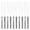 Kits de Herramientas para Extensiones de Cabello Transfronterizas: Juego de Cuatro Piezas de Herramientas para Extensiones de Peluca, Pinzas, Ganchillos para Extensiones de Cabello