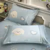 Fundas de almohada de seda helada de verano frescas y sencillas, juego de dos, 48x74 cm, fundas de almohada de ratán helado para uso doméstico, funda interior para núcleo de almohada de niños