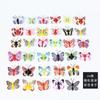 Borboleta de Simulação 4cm Flor Colorida Decoração de Borboleta Acessórios de Lama de Cristal Borboleta de Simulação 3D