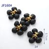 Sapatos furados acessórios para sapatos diy flor plástico fivela de sapato tridimensional acessórios para chinelos sapatos decorativos sapatos de flor acessórios de borracha macia