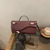 2026 Verano Nuevo de Moda Elegante de Alto Valor Simple Casual con Estilo Versátil Bolso Cuadrado Pequeño de Hombro Cruzado de Mano