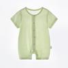 Ropa de Verano Delgada para Bebé Modal Recién Nacido Color Sólido Ropa Corporal Fuera del Camino Ropa de Bebé Clase A Ropa Corporal de Manga Corta