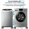 Base Universal Antivibração Amortecedora Antiderrapante Elevadora à Prova de Umidade para Máquina de Lavar Roupa com Pulsador/Tambor