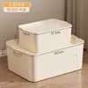Caixa Organizadora para Uso Doméstico, Caixa Organizadora de Grande Capacidade sob o Guarda-Roupa ou Mesa no Quarto, Organizador Plástico Espessado e Conveniente para Armazenamento sob a Cama