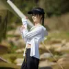Ropa de Protección Solar 2025 Verano Nueva Ropa de Protección Solar de Seda de Hielo para Mujer con Capucha Protección UV Ropa Versátil de Piel de Hielo para Hombre