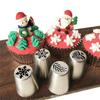 Conjunto de bicos espessadores para decoração de Natal Conjunto de bicos para decoração russa Ferramentas decorativas para confeitaria Aprovação especial direta da fábrica