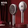 Pente de massagem elétrico transfronteiriço com dispositivo de cuidados capilares com luz vermelha, pente com spray medicinal para nutrir os cabelos, relaxador vibratório para o couro cabeludo, pente para modelar e alisar os cabelos