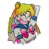Pegatinas de tatuajes de dibujos animados de chicas hermosas, estilo ins, pintadas a mano, serie de anime japonesa