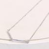 Colar com pingente vazio multicontas em forma de V banhado a ouro 14K doméstico com retenção de cor acessórios DIY acessórios femininos simples