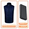 Chaleco calefactor inteligente de carga transfronteriza chaleco calefactor chaleco eléctrico chaqueta acolchada de algodón plumífero ropa chaqueta acolchada de algodón calefactable venta al por mayor