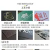 Etiquetas de Papel para Ropa Personalizadas, Etiquetas con Logo Impreso para Ropa Infantil, Etiquetas de Etiqueta, Certificado de Conformidad, Tarjetas Creativas con Estampado Dorado