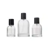 Botella de Vidrio para Perfume con Cabezal de Bomba de Spray 30ml 50ml 100ml Fondo Grueso Transparente de Vidrio con Tapa a Presión Botella Vacía