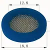 Borde de silicona de caucho de grado alimenticio filtro filtro de acero inoxidable de precisión junta de sellado tejido liso alta eficiencia filtración de agua