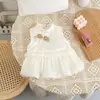 Verão Macacão Fino de 100 Dias para Recém-Nascido Um Ano de Idade Bebê Estilo Chinês Vestido de Princesa Bebê Moderno