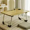 Venda Direta da Fábrica Mesa Dobrável Pequena para Cama, Mesa Simples para Laptop para Dormitórios Estudantis e Apartamentos Alugados, Mesa Tatami