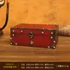 Caja de Almacenamiento Antigua de Madera Caja de Almacenamiento de Joyería Cosméticos de Escritorio Caja de Madera Caja de Accesorios para Manualidades Caja de Tesoros de Juguetes