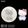 Molde de Silicona para Colgante DIY Espejo Completo Molde de Silicona de Pegamento de Cristal Concha Corona Alas Gato