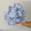 Flores artificiales Azul Niebla Salón de Bodas Flores de Seda Arreglo Floral de Boda Peonía Azul Rosa Abanico de Niebla Palma