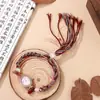 Pulseira de Contas Dopamina Relógio Feminino com Diamantes Atacado Pulseira Ajustável de Alta Aparência Tecida à Mão Relógio para Mulheres