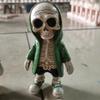Adornos artesanales de resina de escritorio con forma de calavera de Halloween transfronterizos, geniales figuras de esqueleto