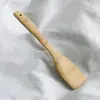 Conjunto de Utensílios de Cozinha Espátula de Bambu Atacado Frigideira Antiaderente Espátula para Cozinhar Espátula de Bambu Utensílios de Cozinha Logo Gravado a Laser