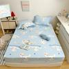Comércio Exterior Transfronteiriço Sanrio Classe a Algodão Nuvem Desenho Animado Lençol de Elástico Conjunto de Três Peças Capa de Cama Suja Saco de Cama de Peça Única Capa Protetora
