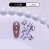 Coloridos Diamantes de Imitación Hot-Bottomed para Uñas Joyería de Diamantes Planos Accesorios para Uñas de Forma Especial DIY Accesorios para Ropa Accesorios Lavables