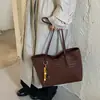 2026 Nueva Bolso Tejido Vintage de Gran Capacidad para Mujer, Bolso Tote Simple y Versátil, Bolso de Hombro y Cruzado de Moda