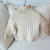 Suéter para Niños con Forro Polar Integrado, Estilo Melard, Versión Invierno para Niños y Niñas, Capa Base de Cuello Alto Engrosada, Top de Punto para Niños Mayores