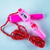 BT8306 cuerda para saltar de algodón con conteo de dibujos animados para niños, cuerda para saltar de longitud ajustable para entrenamiento deportivo estudiantil