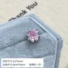 Arete Brillante de Trebol de Cuatro Hojas con Circonia para Hélice del Oído 8mm Acero de Titanio Rosca Interna Arete de Oído Moda Versátil No Necesita Quitarse para Dormir