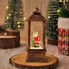Natal vintage lâmpada portátil luminosa água enchimento lâmpada de vento decoração de natal atmosfera lâmpada decoração de árvore de natal lâmpada de vento ornamentos
