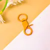 Acessórios de jóias DIY: fivela de cachorro colorida com argola de fecho, gancho de fecho, chaveiro de metal pintado, materiais para pingente de bolsa