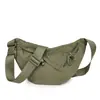 Moda Estilo Japonês Outono/Inverno Nova Chegada Nicho Simples Unissex Bolsa de Peito Casual para o Dia a Dia Grande Capacidade Esportiva Bolsa Transversal