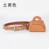 Saia com Cinto Fino, Toque de Luxo, Versátil, Cinto Retro Simples Estilo Americano para Mulheres, Combinado com Jeans, Acessório de Cintura, Bolsa de Cintura