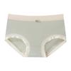 Ropa interior de algodón para bebé de verano 5A, fina, sin costuras, de cintura media, de algodón puro, antibacteriana, transpirable y con entrepierna.