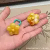 Colgante Corazón de Oso de Cera de Abeja de Segunda Generación Accesorios de Concha de Abeja Reina de Segunda Generación Llavero DIY Colgante para Bolso Colgante Moda