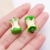 Accesorios de Frutas de Simulación de Resina Limón Tridimensional Uvas Fresas Manzanas Accesorios para Joyería Colgantes para Manualidades Collares Colgantes