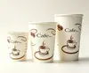 Vasos de Papel para Café Desechables Estilo Europeo Multitamaño